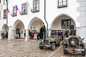 Oslava 77. výročí konce 2. světové války, Český Krumlov 7.5.2022, foto: Lubor Mrázek (35/117)