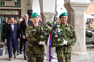 Oslava 77. výročí konce 2. světové války, Český Krumlov 7.5.2022, foto: Lubor Mrázek (45/117)