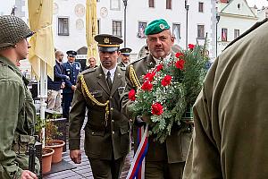Oslava 77. výročí konce 2. světové války, Český Krumlov 7.5.2022, foto: Lubor Mrázek (71/117)