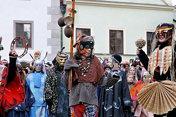 Masopust v Českém Krumlově, 5. února 2008, foto: Lubor Mrázek (29/88)