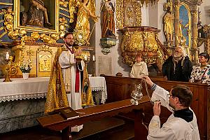 Slavnost božího těla a otevření Klášterního musea, Český Krumlov 8. 6. 2023, foto: Lubor Mrázek (48/85)