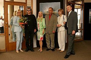 Slavnosti pětilisté růže 2005, 17. června 2005 - vernisáž výstavy estonského fotografa Antiho Kuuse »Estonsko - země, moře a nebe«, foto: Lubor Mrázek (12/12)