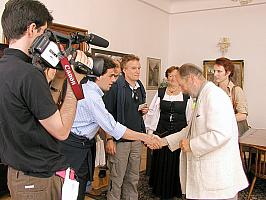 Setkání u starosty, Slavnosti pětilisté růže 20. - 22. června 2003, foto: Lubor Mrázek (1/9)