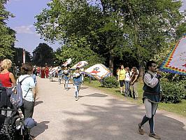 Rytířský turnaj, Slavnosti pětilisté růže 20. - 22. června 2003, foto: Lubor Mrázek (38/88)