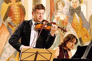 Ivan Ženatý a Katarína Ženatá, 7. července 2005, Festival komorní hudby Český Krumlov, foto: Lubor Mrázek (2/6)