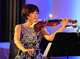 Pocta Brahmsovi - smyčcové kvarteto a violoncellistka Meehae Ryo, Festival Krumlov 30.7.2023, foto: Libor Sváček (3/14)