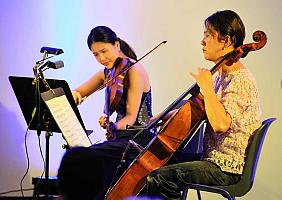 Pocta Brahmsovi - smyčcové kvarteto a violoncellistka Meehae Ryo, Festival Krumlov 30.7.2023, foto: Libor Sváček (13/14)