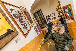 Slavnostní otevření schodišťové galerie ZUŠ Český Krumlov 16. 11. 2023, foto: Lubor Mrázek (78/110)