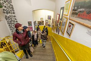 Slavnostní otevření schodišťové galerie ZUŠ Český Krumlov 16. 11. 2023, foto: Lubor Mrázek (81/110)