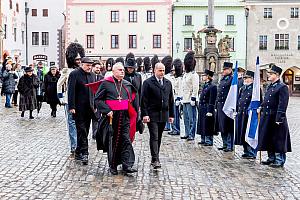 Pieta za Karla Schwarzenberga, Český Krumlov 18. 1. 2024, foto: Lubor Mrázek (13/149)