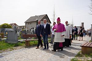 Slavnostní otevření revitalizovaného areálu městského hřbitova, 9. 4. 2024, zdroj: Tomáš Kasal (3/71)