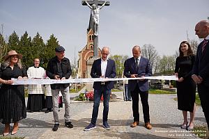 Slavnostní otevření revitalizovaného areálu městského hřbitova, 9. 4. 2024, zdroj: Tomáš Kasal (40/71)