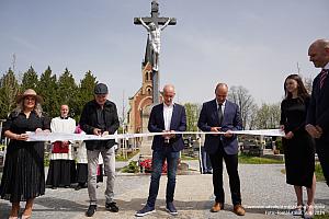 Slavnostní otevření revitalizovaného areálu městského hřbitova, 9. 4. 2024, zdroj: Tomáš Kasal (41/71)