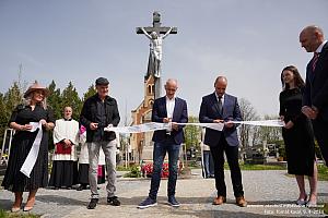 Slavnostní otevření revitalizovaného areálu městského hřbitova, 9. 4. 2024, zdroj: Tomáš Kasal (42/71)